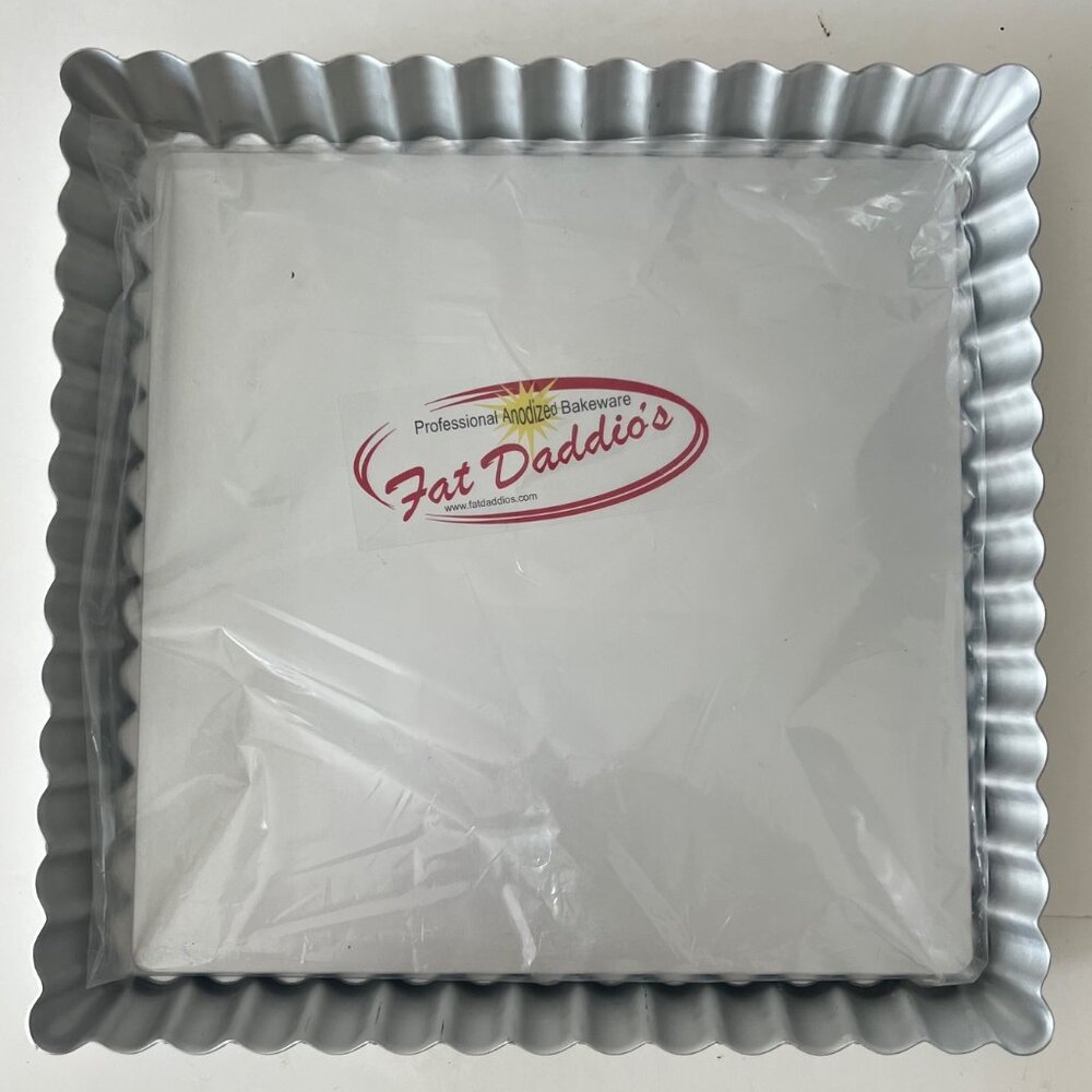 NEW ProSeries Fluted Removable Bottom Fat Daddio's Tart / Quiche Pans-Set of two - Picture 8 of 17
